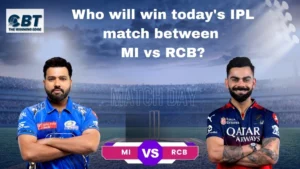 Read more about the article Who will win today’s IPL match between MI vs RCB?