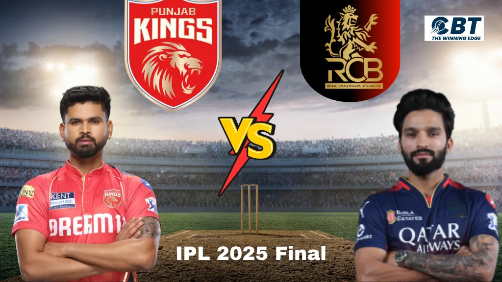 Read more about the article IPL 2025 Final: PBKS vs. RCB: Today’s IPL Match Prediction & Key Players
