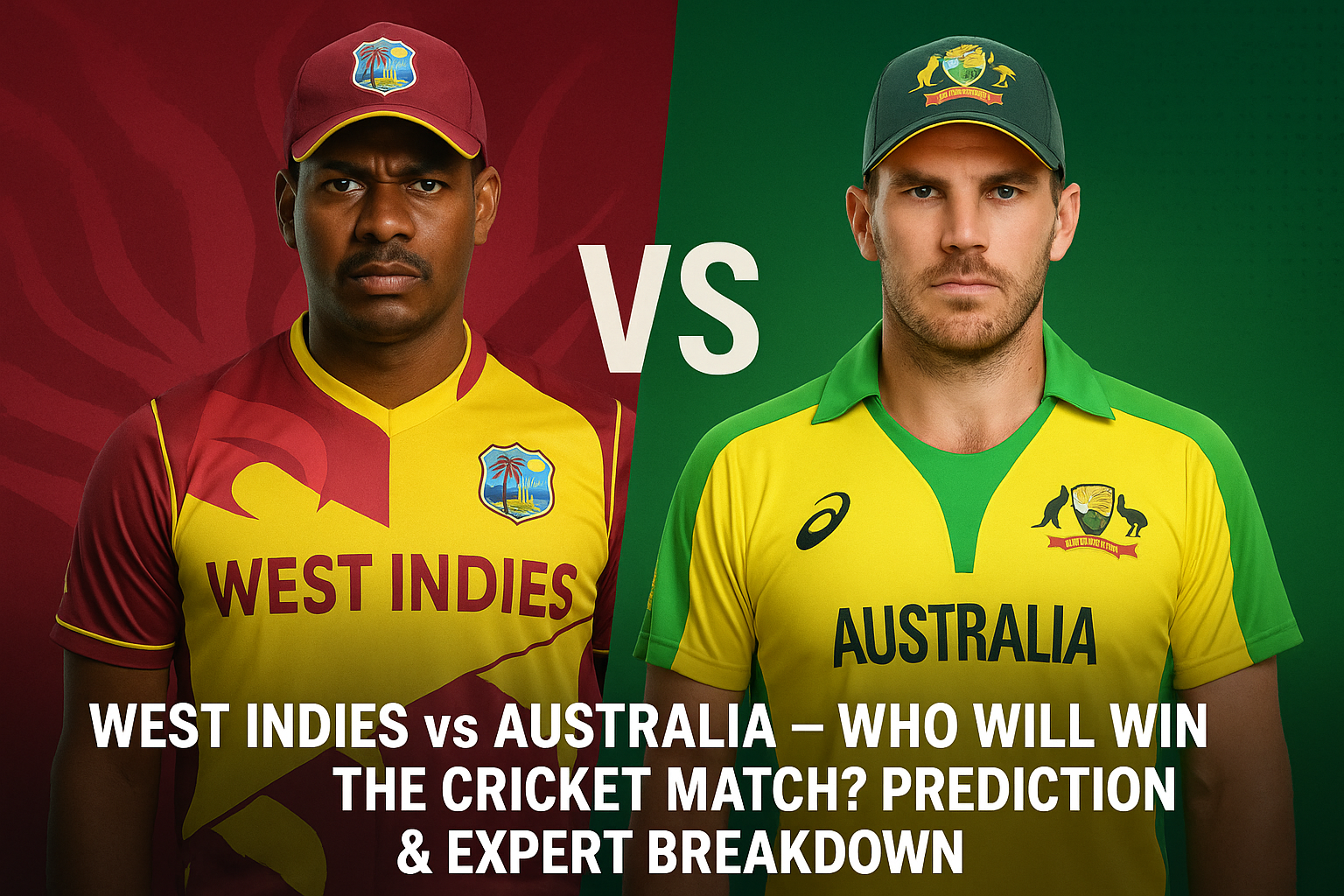 West Indies Vs Australia – Who Will Win the Cricket Match? Prediction & Expert Breakdown