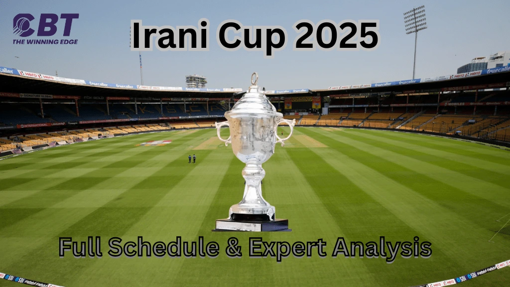 Irani Cup 2025 Schedule