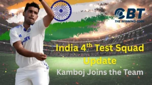 Read more about the article India Squad Update for 4th Test vs England: Nitish Reddy Out, Anshul Kamboj Added