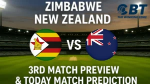 Read more about the article Zimbabwe vs New Zealand – 3rd Match Preview & Today Match Prediction