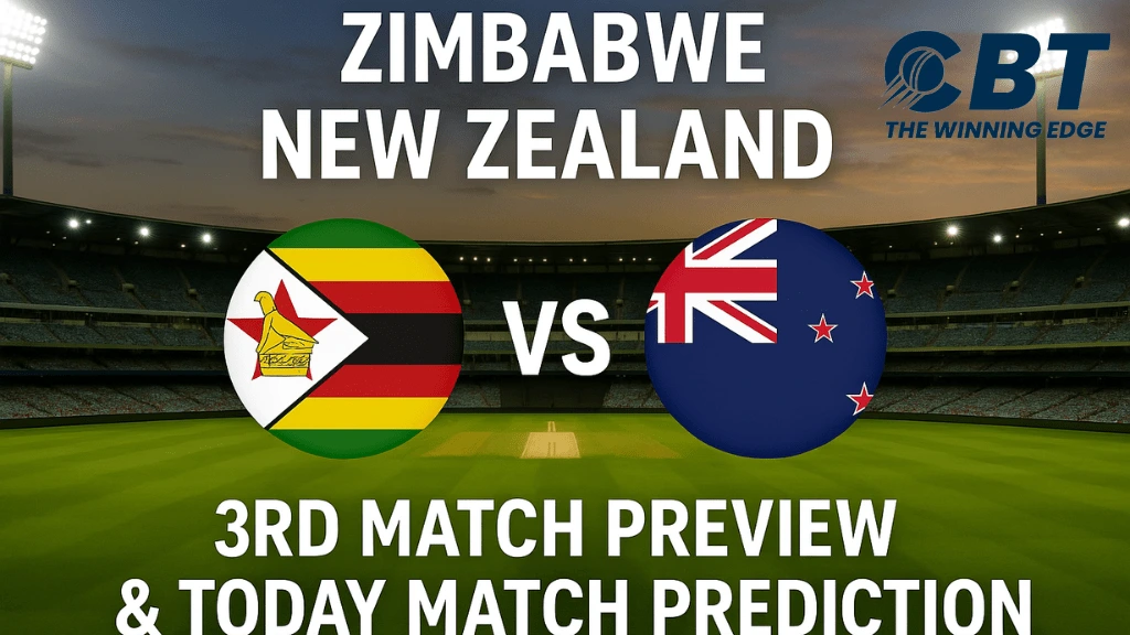 Read more about the article Zimbabwe vs New Zealand – 3rd Match Preview & Today Match Prediction