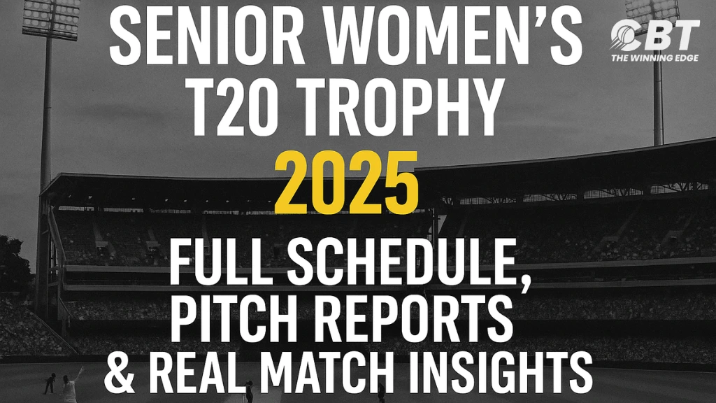 Read more about the article Senior Women’s T20 Trophy 2025: Full Schedule, Pitch Reports & Real Match Insights