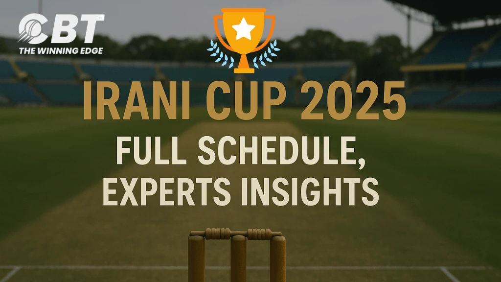 Read more about the article Irani Cup 2025: Full Schedule, Experts Insights & Predictions
