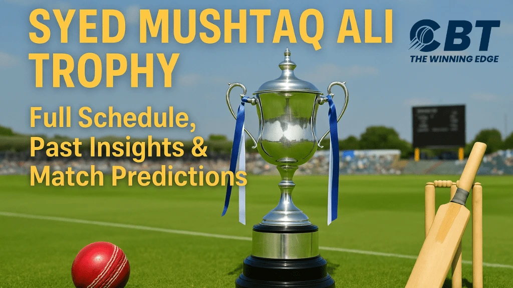 Read more about the article Syed Mushtaq Ali Trophy: Full Schedule, Past Insights & Match Predictions