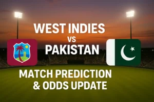 Read more about the article West Indies vs Pakistan, 2nd T20I – Today’s Match Prediction, Pitch Report, Weather & Betting Tips