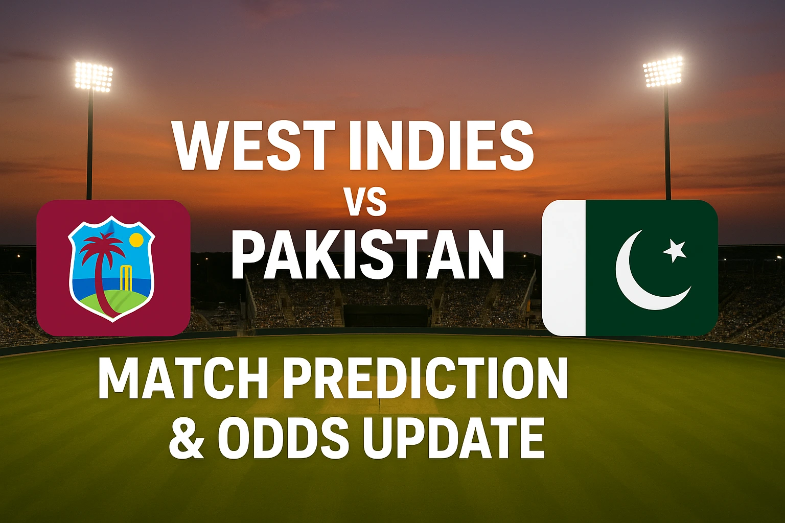 Read more about the article West Indies vs Pakistan, 2nd T20I – Today’s Match Prediction, Pitch Report, Weather & Betting Tips