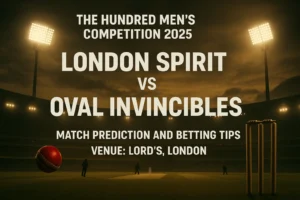 Read more about the article London Spirit vs Oval Invincibles, 1st Match | Cricket Prediction and Betting Tips
