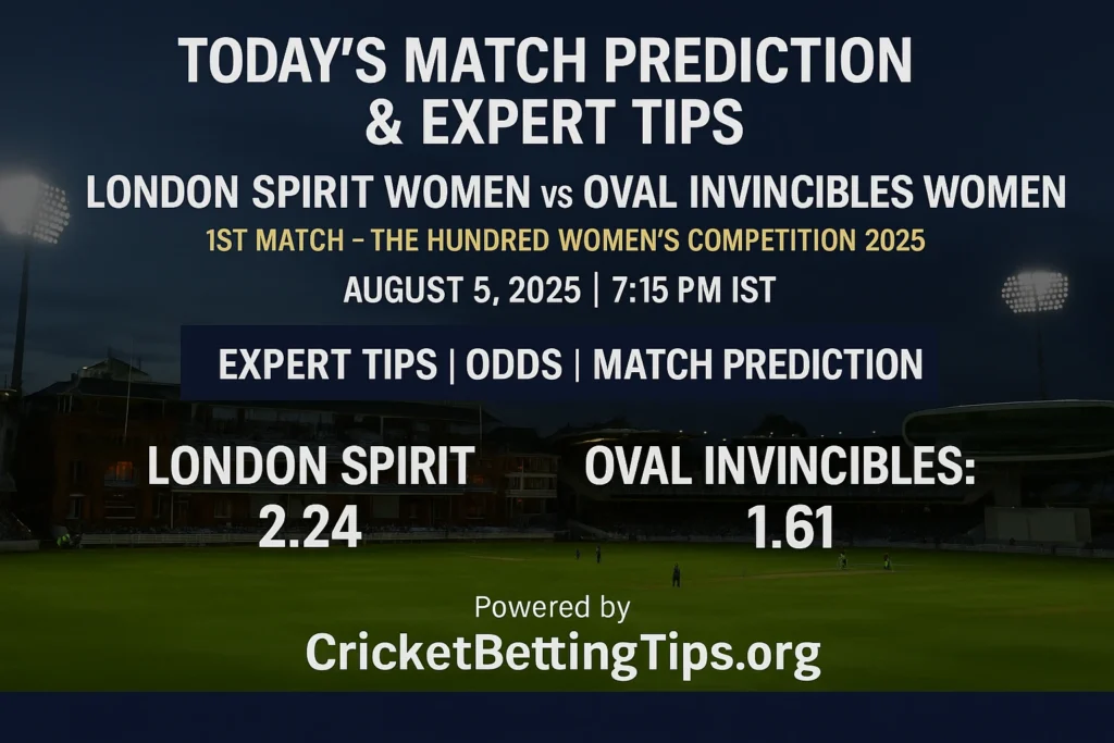 London Spirit Women vs Oval Invincibles Women prediction