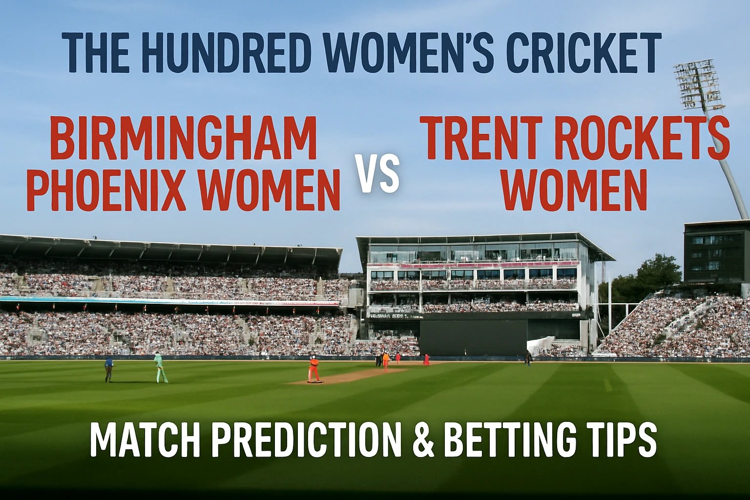 Read more about the article Birmingham Phoenix Women vs Trent Rockets Women, 4th Match – The Hundred 2025 | Match Prediction & Betting Tips