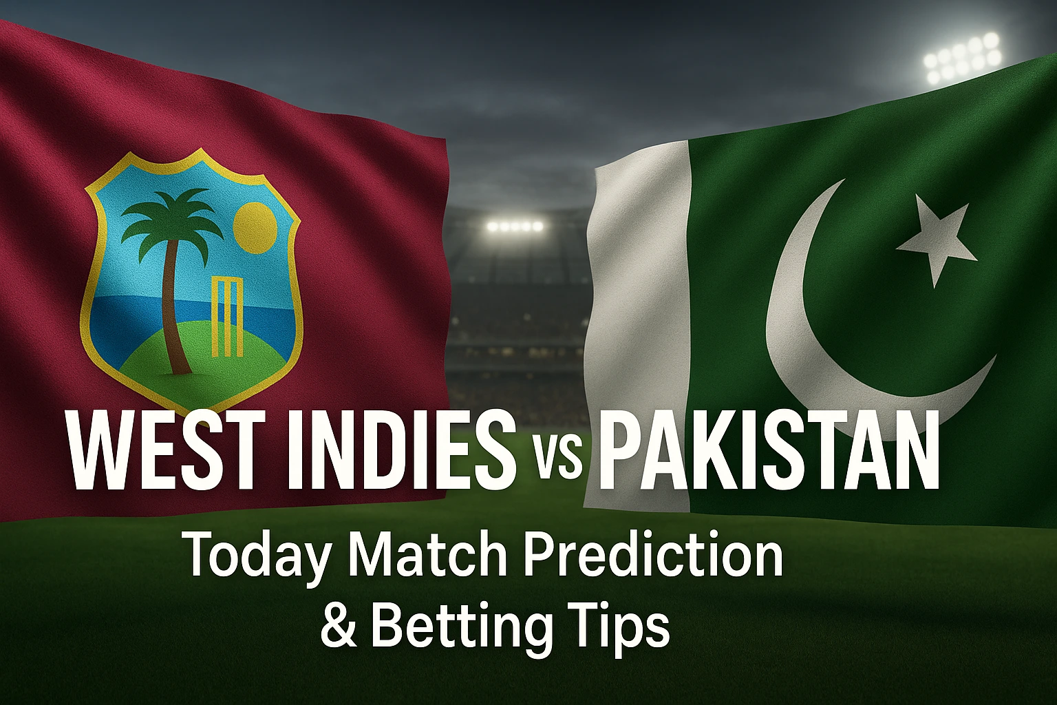 Read more about the article West Indies vs Pakistan 3rd ODI Today: Match Preview, Winner Prediction & Accurate Betting Tips