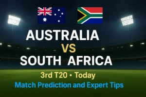 Read more about the article Australia vs South Africa, 3rd T20 | Today Match Prediction and Expert Tips
