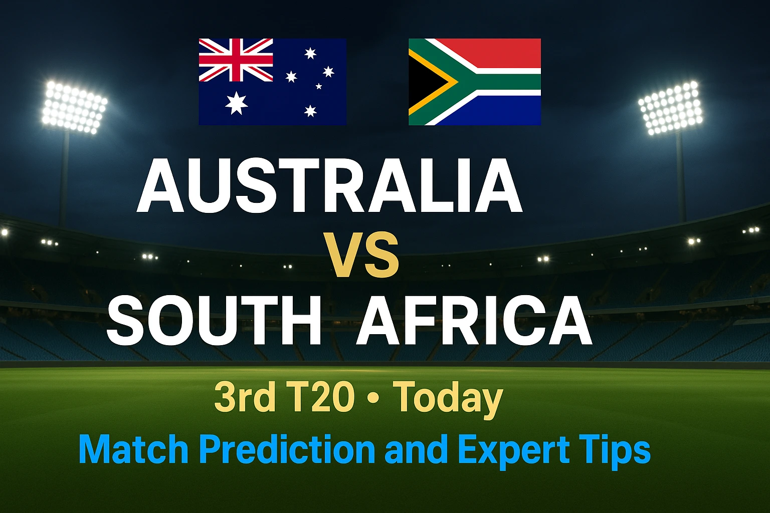Read more about the article Australia vs South Africa, 3rd T20 | Today Match Prediction and Expert Tips