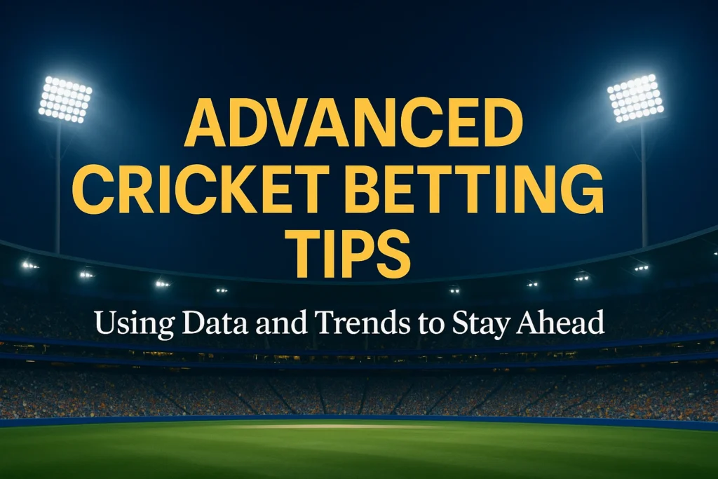 Advanced Cricket Betting Tips