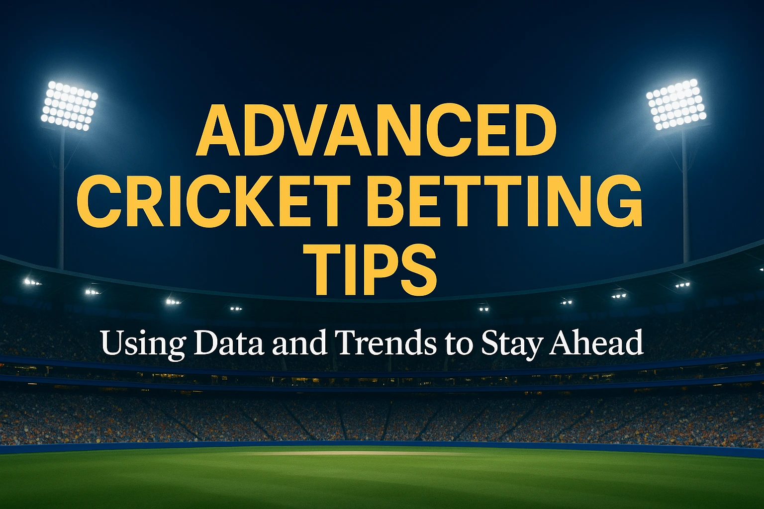 Read more about the article Advanced Cricket Betting Tips: Using Data and Trends to Stay Ahead
