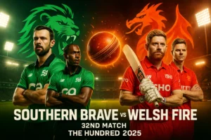 Read more about the article Southern Brave vs Welsh Fire, Who Will Win? 32nd Match Prediction and Expert Cricket Betting Tips