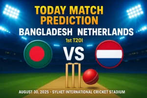 Read more about the article Bangladesh vs Netherlands, 1st T20I – Today Match Prediction: Who Will Win the Match?