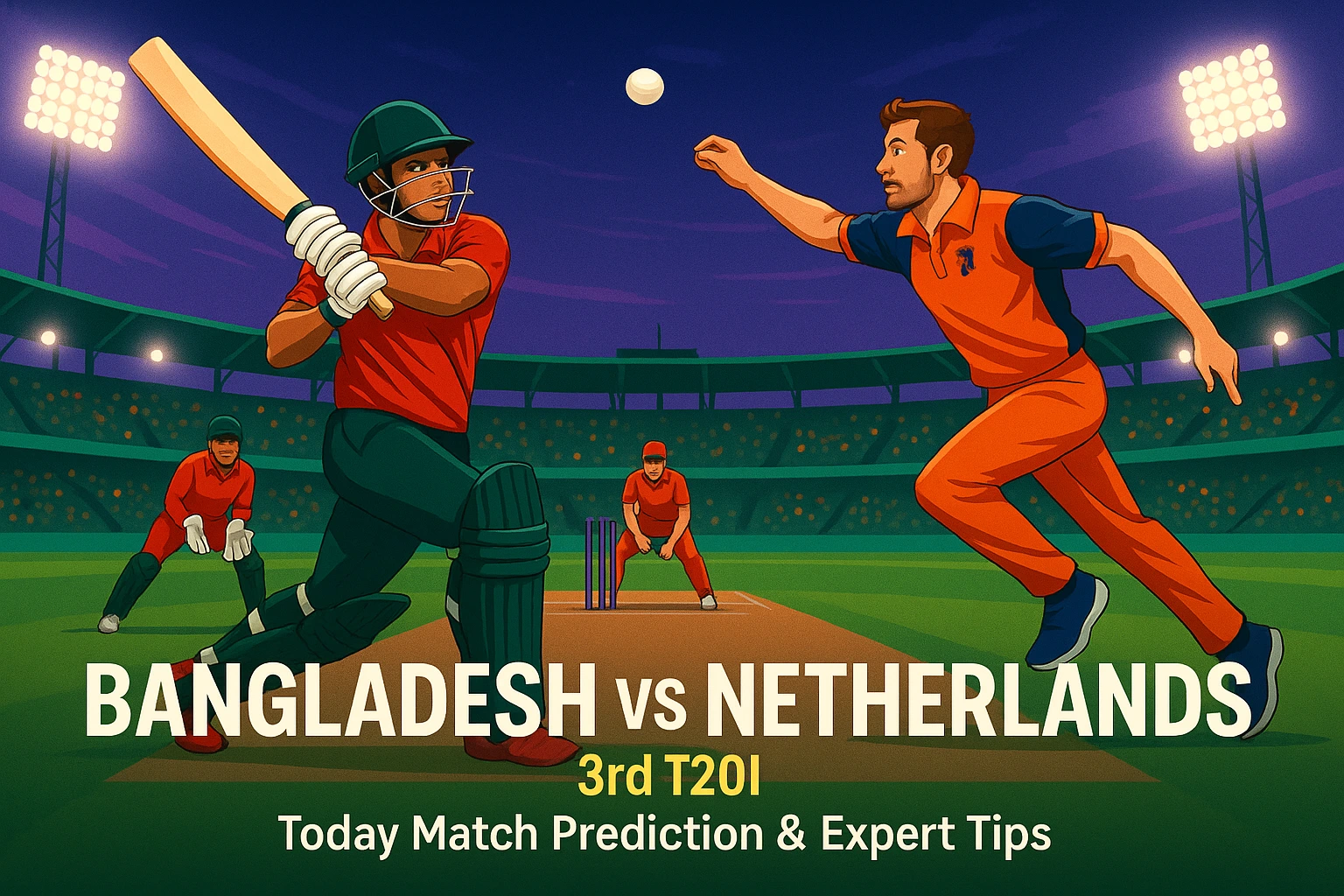 Read more about the article Bangladesh vs Netherlands, 3rd T20I – Today Match Prediction & Expert Cricket Betting Tips