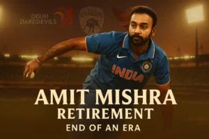 Read more about the article Amit Mishra Retirement from All Forms of Cricket – End of a Glorious Era