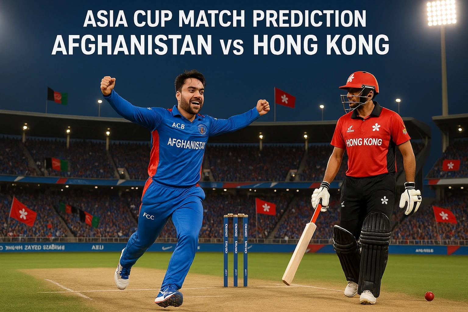 Read more about the article The Upcoming Afghanistan vs Hong Kong, 1st Match, Group B – Asia Cup Match Prediction