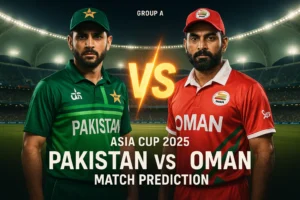 Read more about the article Asia Cup Match Prediction: Pakistan vs Oman, 4th Match, Group A – Expert Analysis and Online Betting Tips