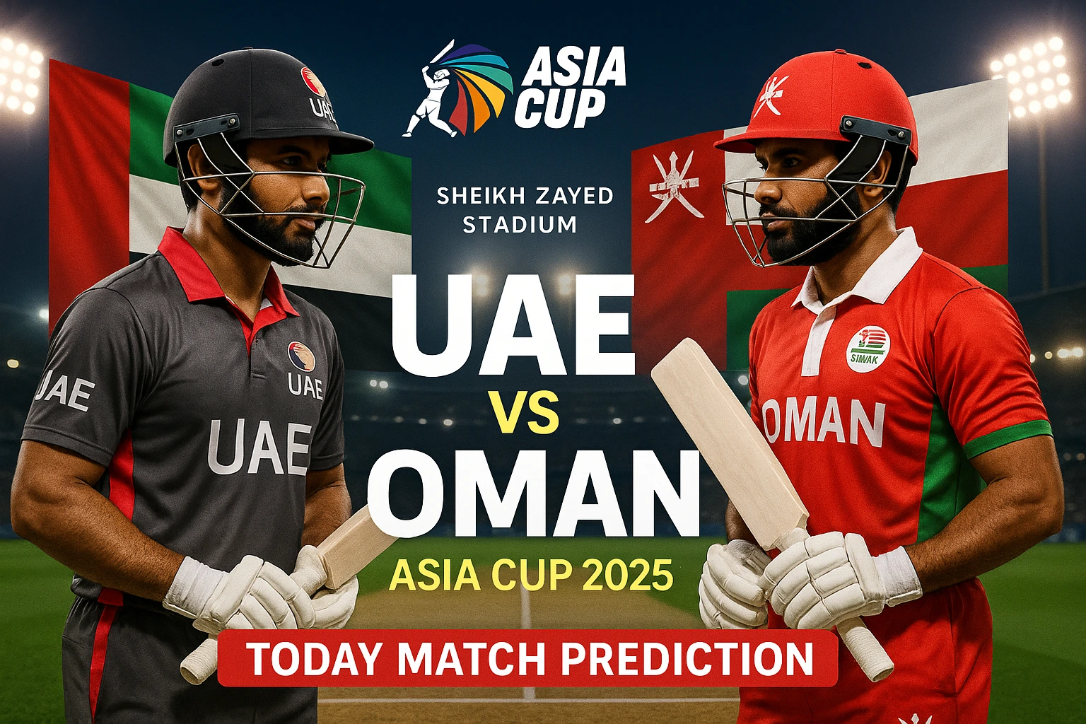 Read more about the article United Arab Emirates vs Oman, 7th Match, Group A Today Match Prediciton and Expert cricket betting tips