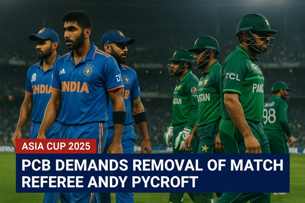 PCB demands removal of match referee Pycroft