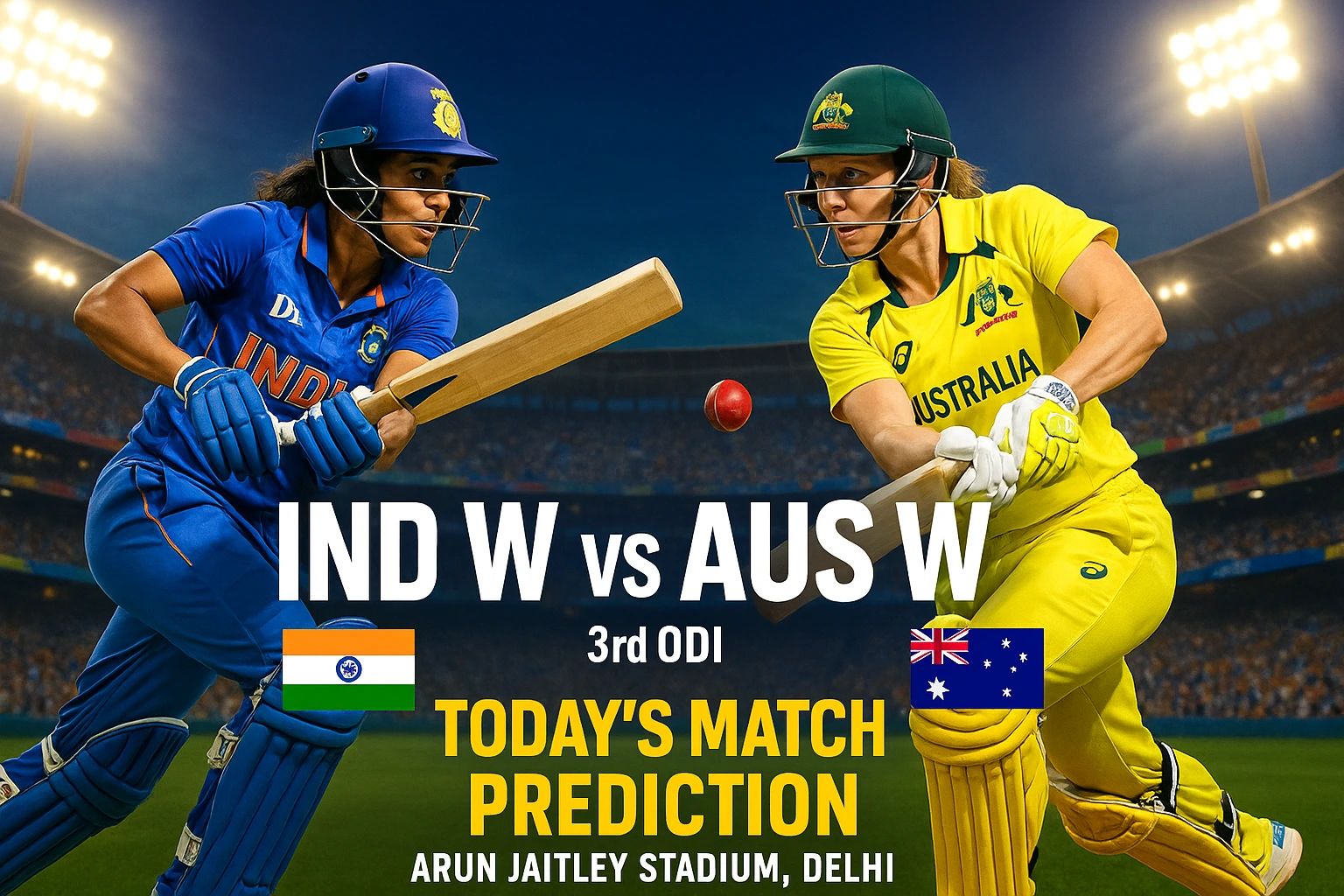 Read more about the article India Women vs Australia Women, 3rd ODI Match Prediction: Who will win today INDW vs AUSW?