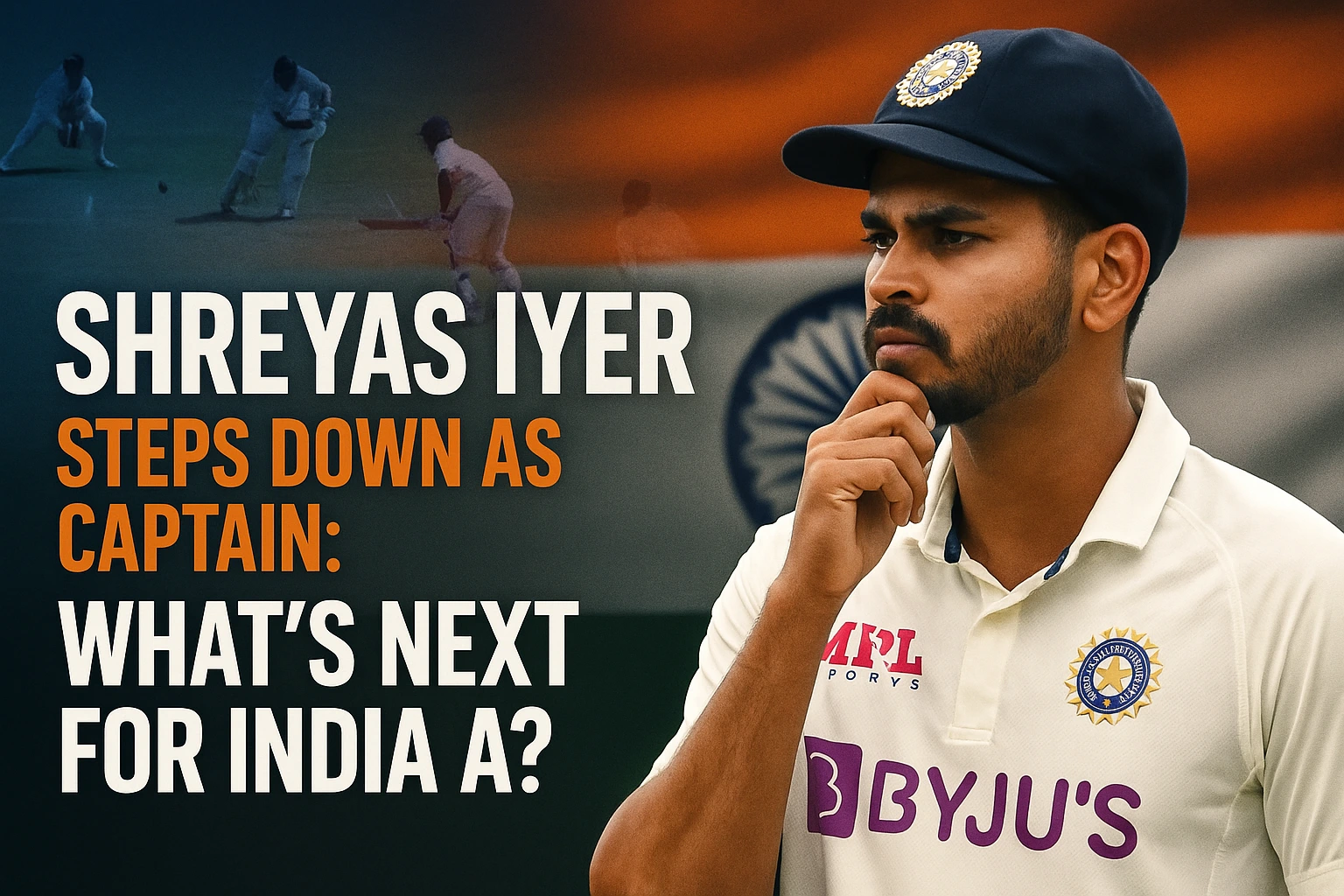 Read more about the article Shreyas Iyer Steps Down as India A Captain Just Hours Before Australia A Match