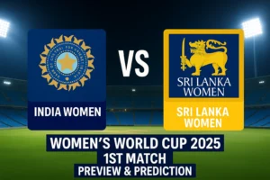 Read more about the article India Women vs Sri Lanka Women, 1st Match Preview & Prediction – Women’s World Cup 2025