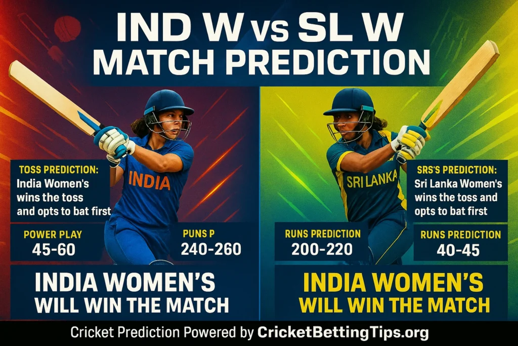 Ind W vs SLW Match Prediction
