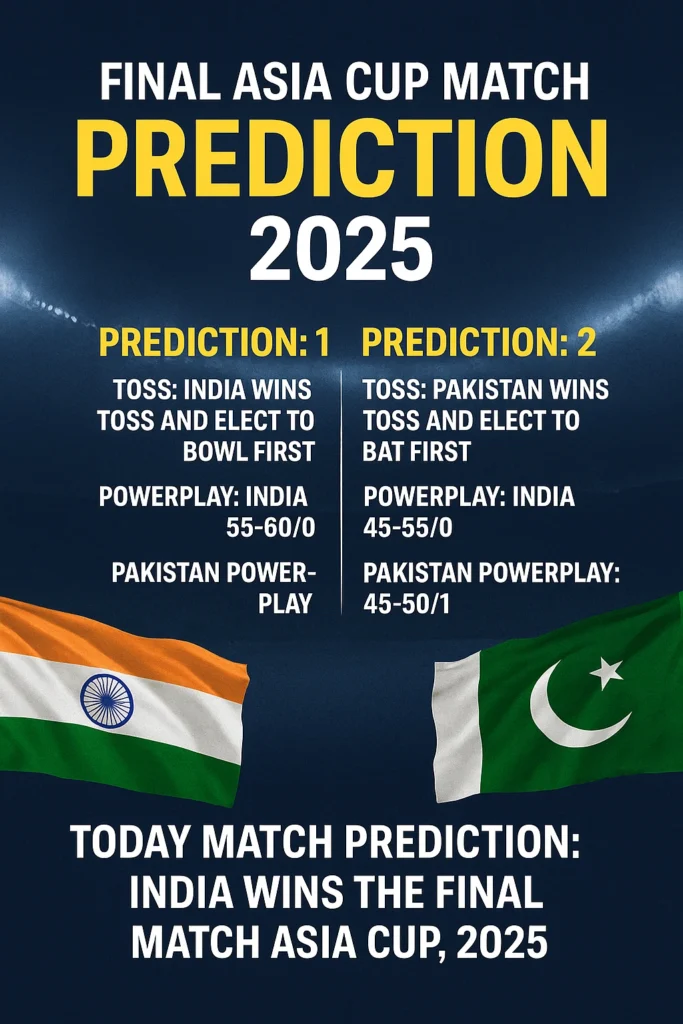India Vs Pakistan Final Match 2025, Asia cup 