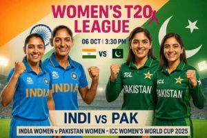 Read more about the article India Women vs Pakistan Women, 6th Match – ICC Women’s World Cup 2025
