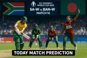 Read more about the article ICC Womens World Cup 2025: South africa vs Bangladesh womens 14th match prediction who will win the today match btw SA-W vs Ban-W?