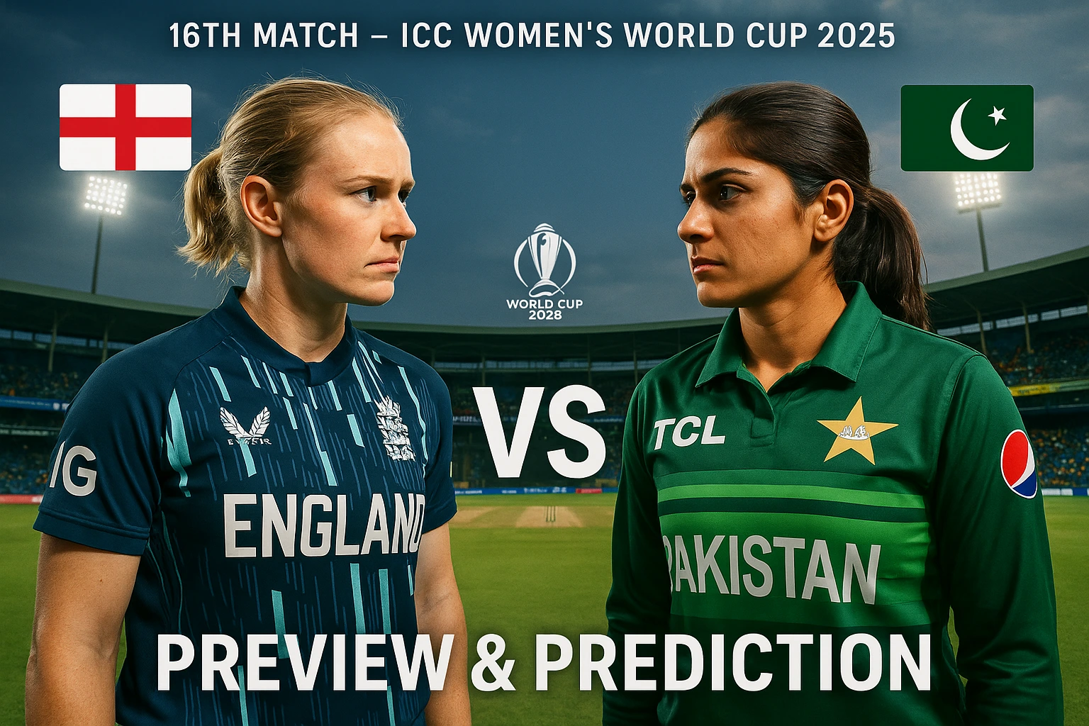 ENG-W vs PAK-W 16th Match Prediction