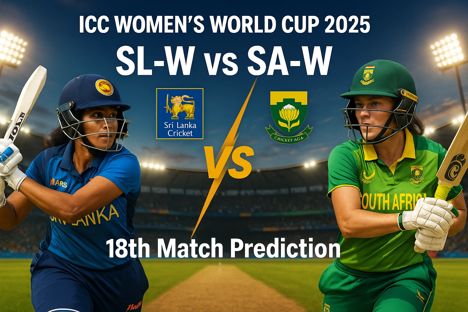 SL-W vs SA-W 18th Match Prediction