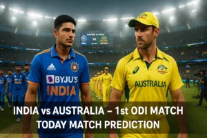 Read more about the article Australia vs India 1st ODI Match Prediction | India Tour of Australia 2025 | 19th OCT