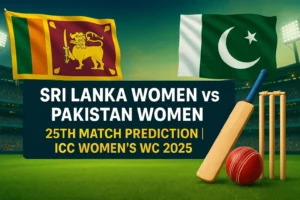 Read more about the article Sri Lanka Women vs Pakistan Women, 25th Match Prediction | ICC Women’s WC 2025
