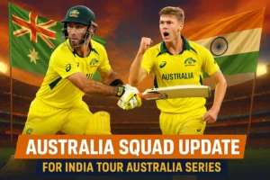 Read more about the article Glenn Maxwell Returns, 20-Year-Old Mahli Beardman Set to Make Debut in Australia’s T20I Squad Against India