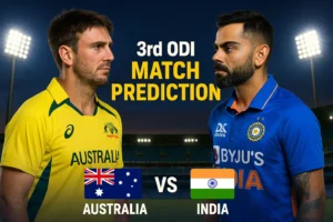 Read more about the article Australia vs India Match Prediction, 3rd ODI – Who Will Win Today’s Match Between AUS vs IND?
