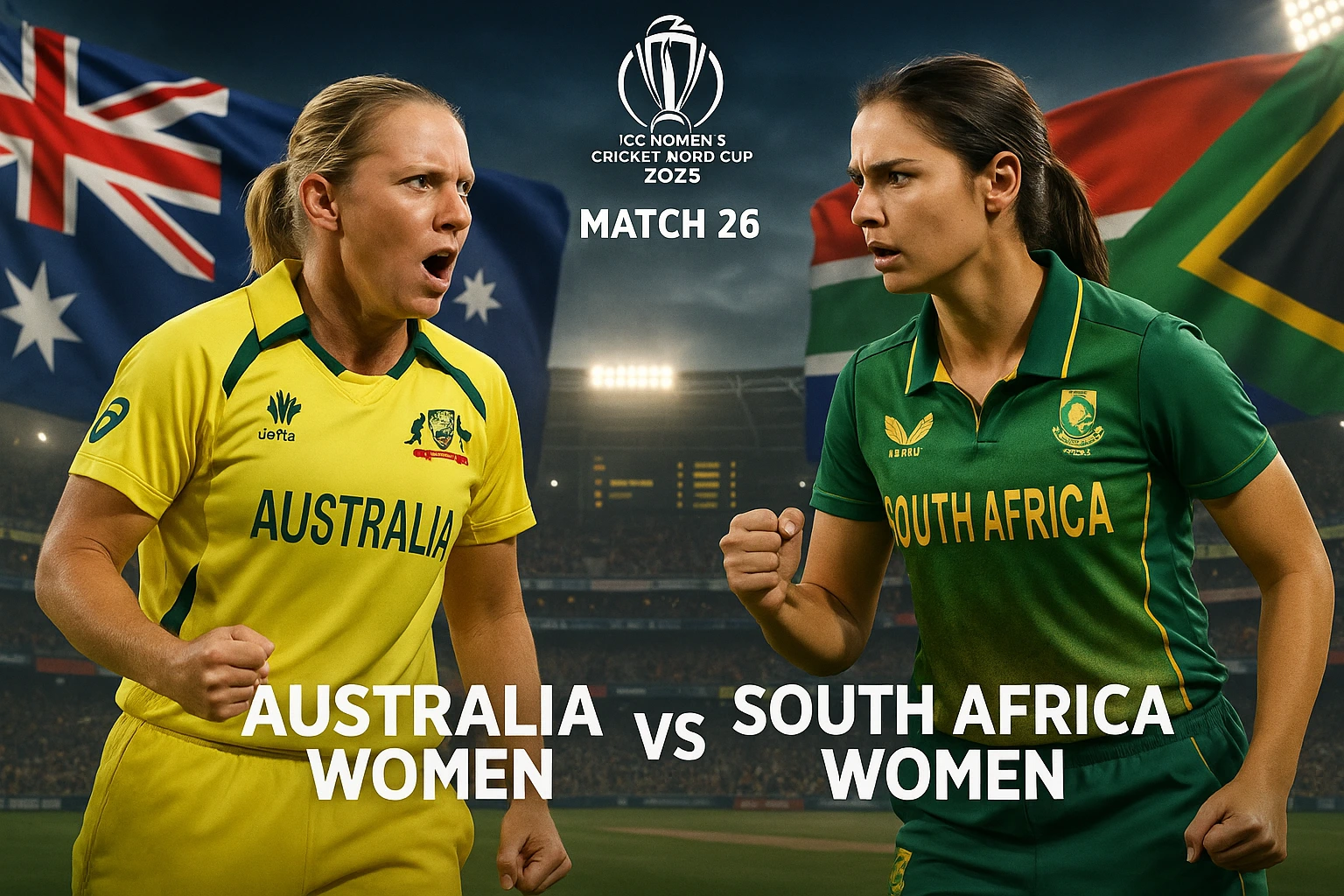 Aus W vs SA W 26th Match Prediction