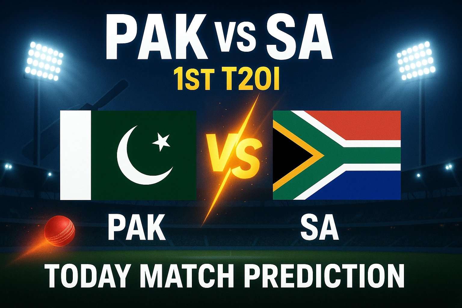 PAK vs SA 1st T20 Match Prediction