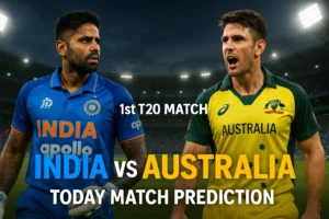 Read more about the article India vs Australia 1st T20 Match Prediction: Who Will Win Today’s Match?