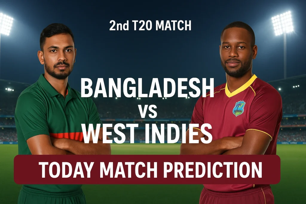 Ban vs WI 2nd Match Prediction