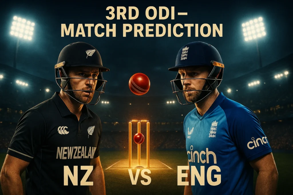 NZ vs ENG 3rd ODI Match Prediction