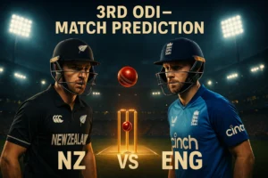 Read more about the article New Zealand vs England 3rd ODI Match Prediction | Who will win the today’s match between NZ vs ENG?