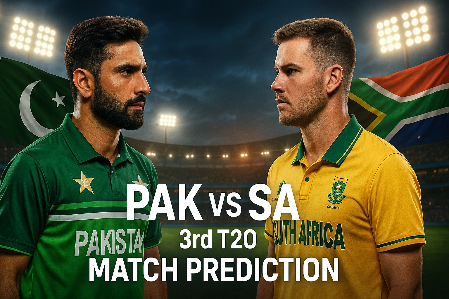 Read more about the article Pakistan vs South africa 3rd T20 Match Prediction | Who will win the match today between PAK vs SA?