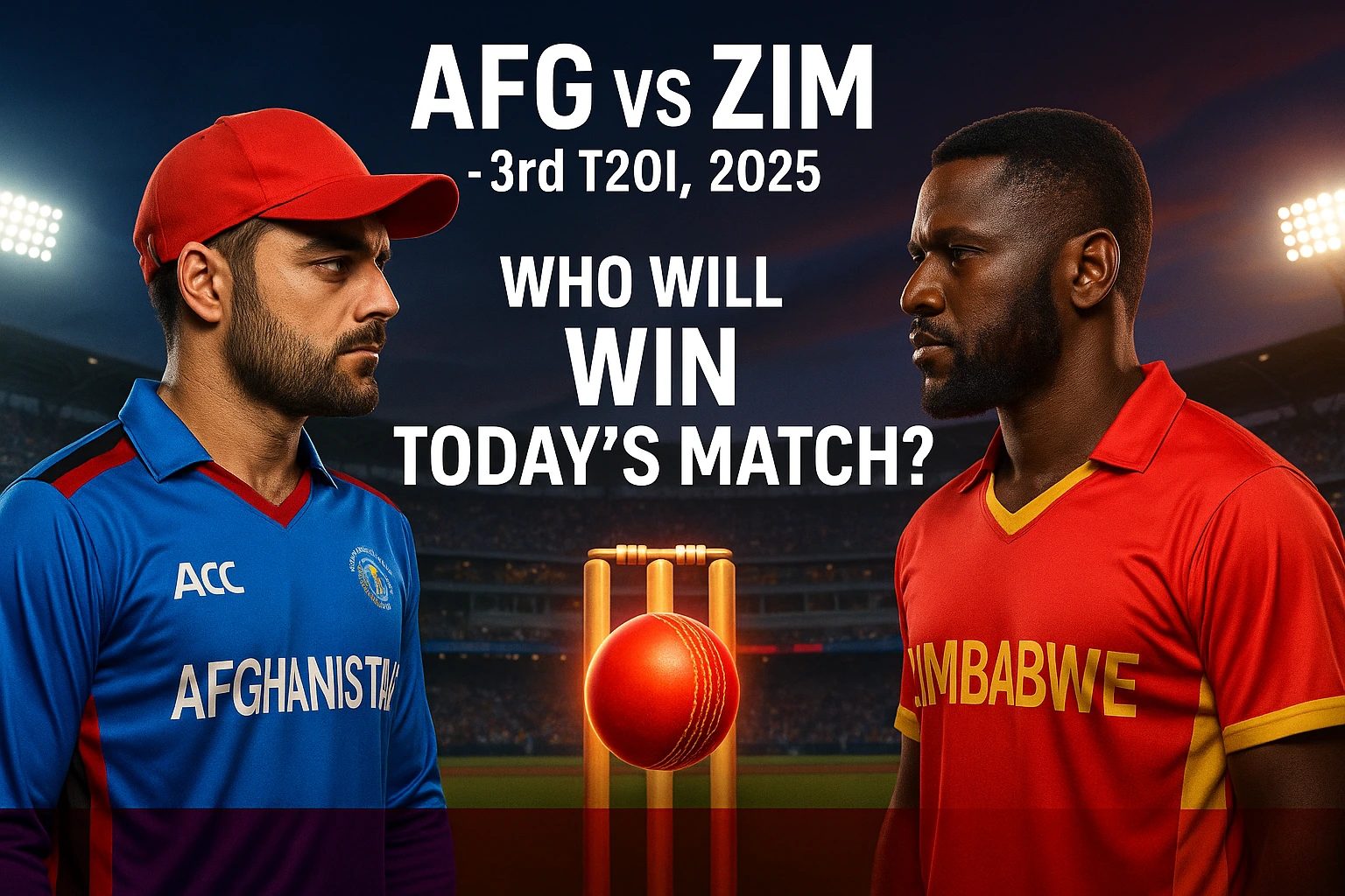 AFG vs ZIM 3rd T20I Match Prediction