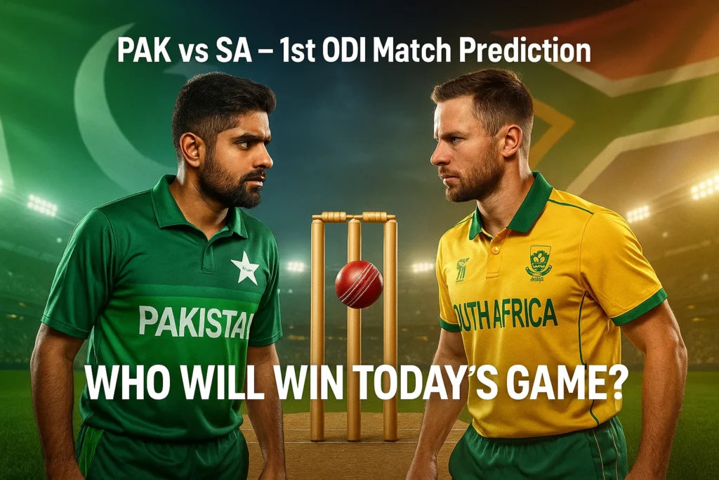 PAK vs SA 1st ODI Match Prediction